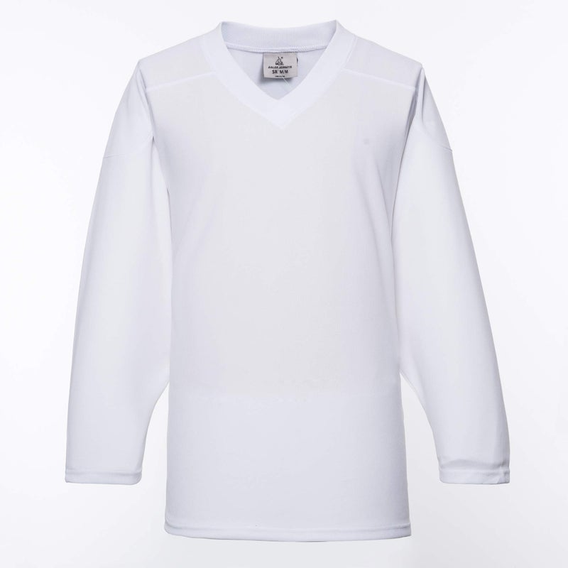 EALER H80 Series Blank Ice Hockey Practice Jersey for Men and Boy - Senior and Junior - Adult and Youth White - Image 2